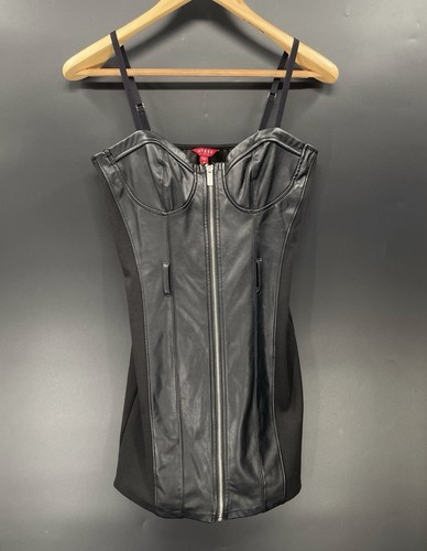 Guess black faux leather - guess,