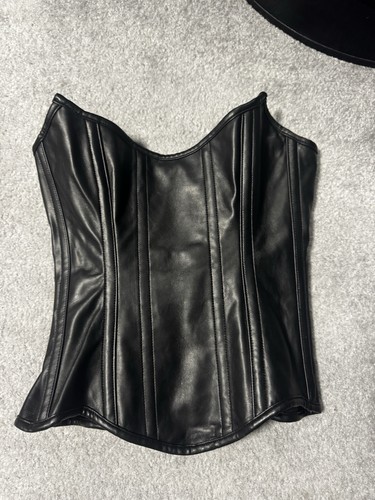 Fake leather overbust - pu,