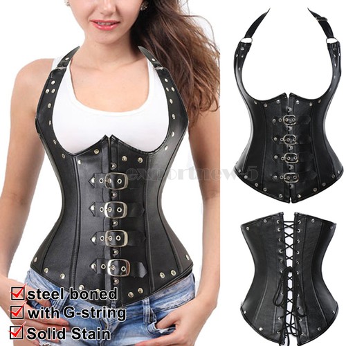Women black faux - black, leather