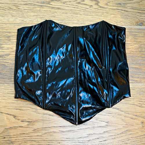 Asos design black strapless - design,