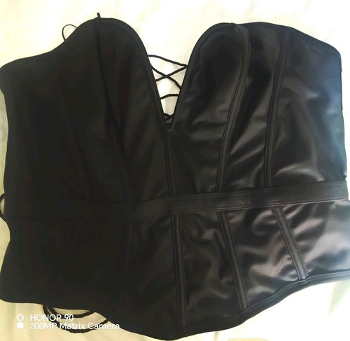Ann summers black faux - black, leather