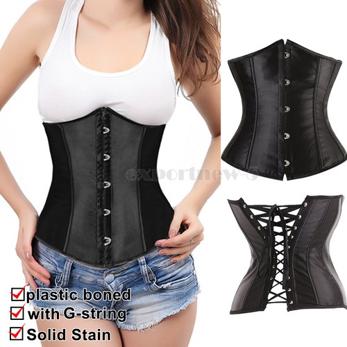 Womens boned corset - corset, underbust