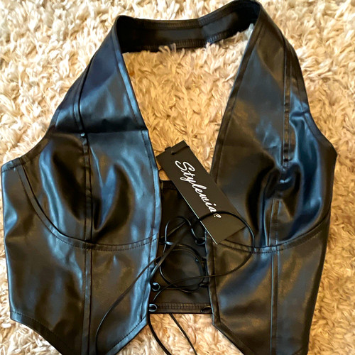 Stylewise black faux - stylewise,