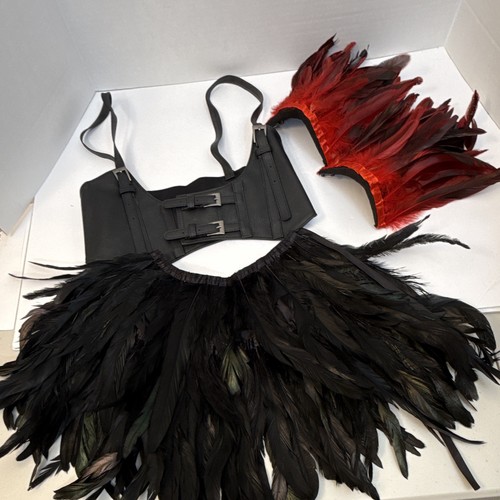 Burlesque black faux leather - burlesque,