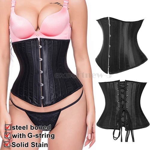 Womens boned corset - corset, underbust