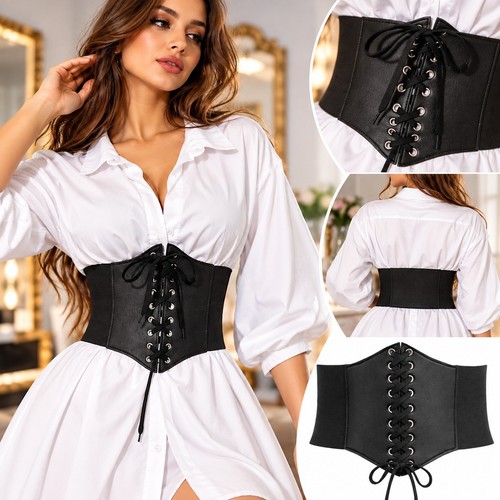 Leather women corset belt - corset,